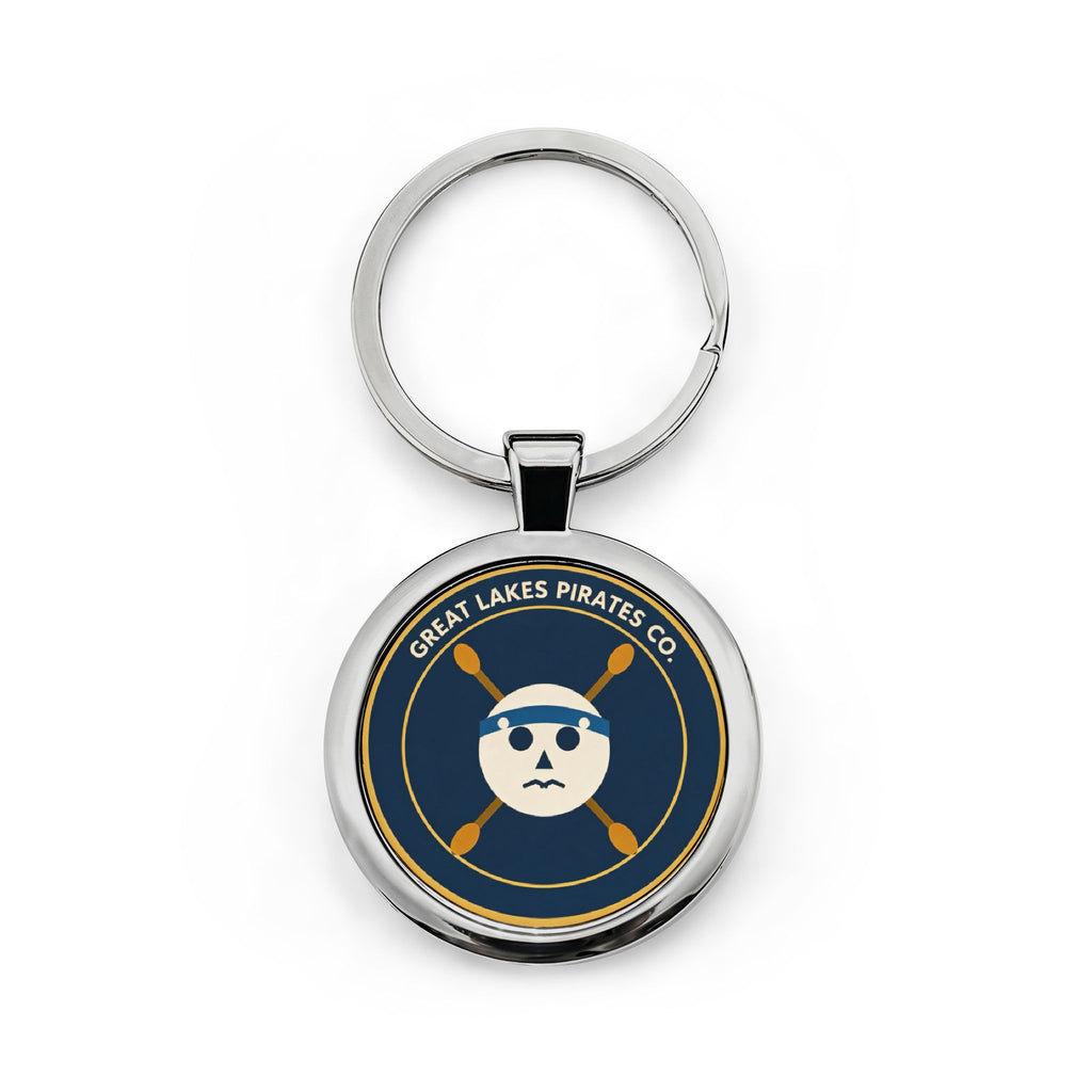 Round Stainless Steel Keychain