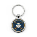 Round Stainless Steel Keychain